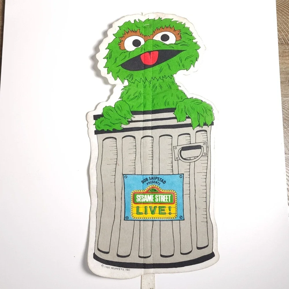 Vintage Sesame Street Felt Pennant‎ Lot 1980's